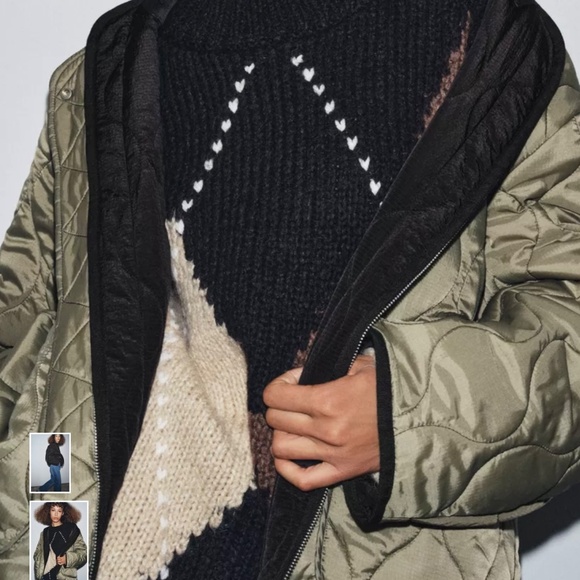 ZW Collection Reversible Padded Jacket - Picture 2 of 3